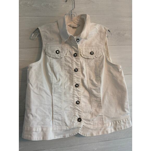 CJ Banks White Vests - Picture 1 of 5